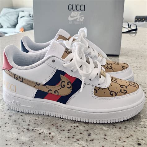 gucci af1 white|Gucci air force 1 price.